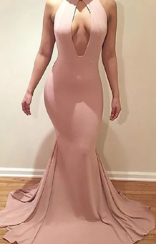 Sexy Mermaid Ruffles Sleeveless Sweep Train Plus Size Evening prom Dresses with Keyhole cg4958 Sexy Mermaid Ruffles Sleeveless Sweep Train Plus Size Evening prom Dresses with Keyhole cg4958