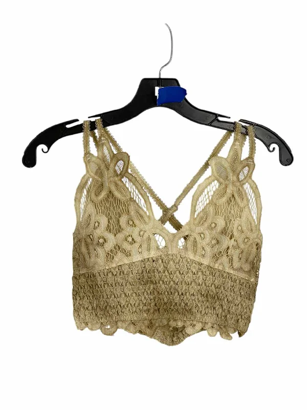 Pol Size S Beige Tank Top crossback tank top
