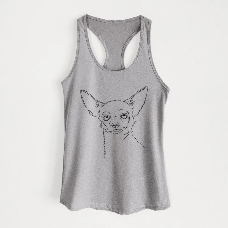 Tabitha the Chihuahua - Women's Racerback Tanktop layering tank top
