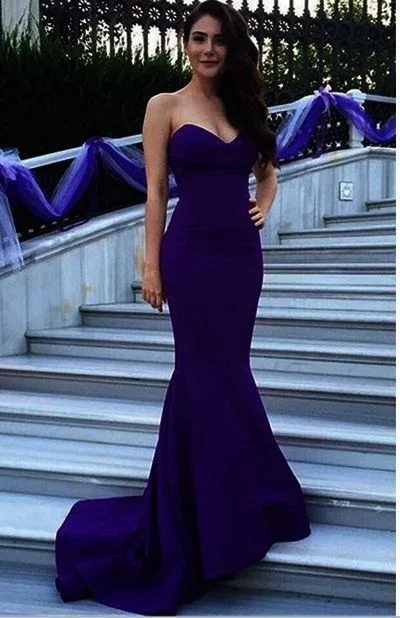 New Design Long Simple Purple Strapless Prom Dresses,Modest Prom Dresses,Cheap Prom Gowns,Mermiad Evening Dresses cg4668 New Design Long Simple Purple Strapless Prom Dresses,Modest Prom Dresses,Cheap Prom Gowns,Mermiad Evening Dresses cg4668