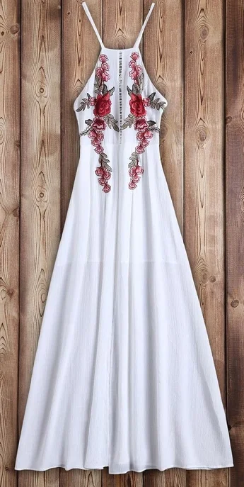 A-Line Prom Dress With Appliques ,Long Prom Dress cg4886