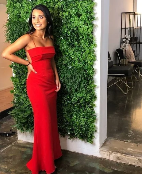 Gorgeous Mermaid Open Back Square Neck Red Long Prom Dresses, Formal Evening Dresses cg4898 Gorgeous Mermaid Open Back Square Neck Red Long Prom Dresses, Formal Evening Dresses cg4898