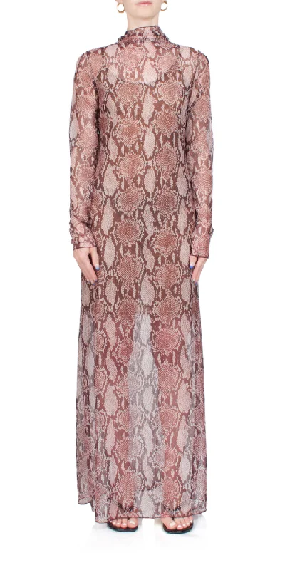 Zesty Mesh Dress Snake