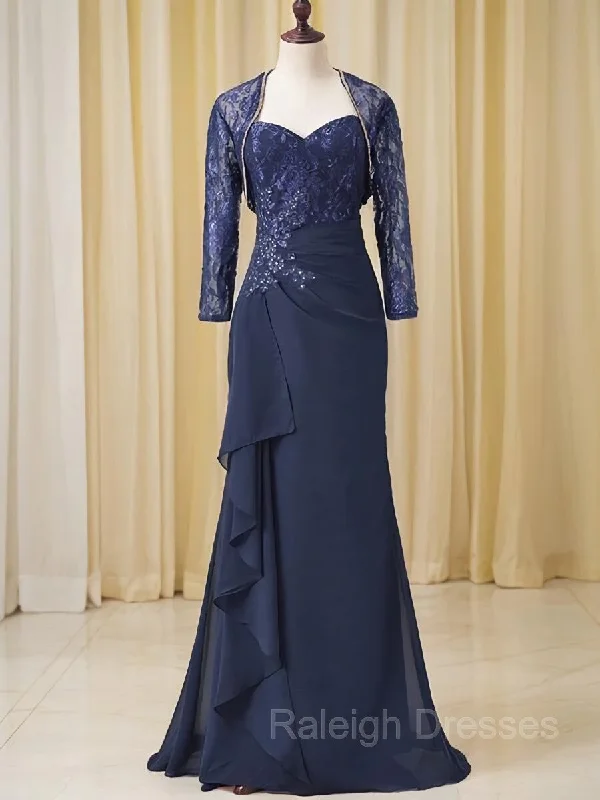 A-line/Princess Sweetheart Floor-Length Chiffon Mother of the Bride Dresses With Embroidery A-line/Princess Sweetheart Floor-Length Chiffon Mother of the Bride Dresses With Embroidery