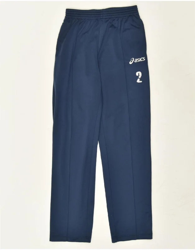 ASICS Womens Tracksuit Trousers XS Navy Blue