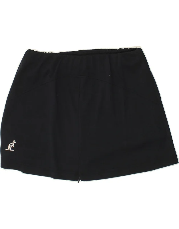 AUSTRALIAN L'ALPINA Womens Tennis Skirt IT 46 Large  Navy Blue Polyester