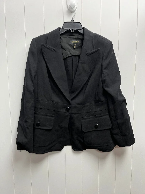 Black Blazer Escada, Size Xl