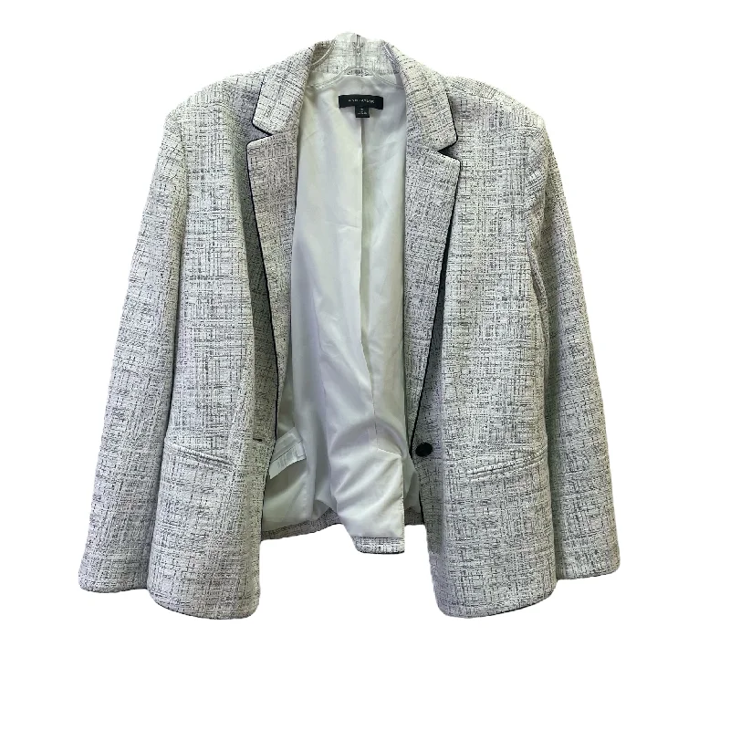 Black & White Blazer By Ann Taylor, Size: 18