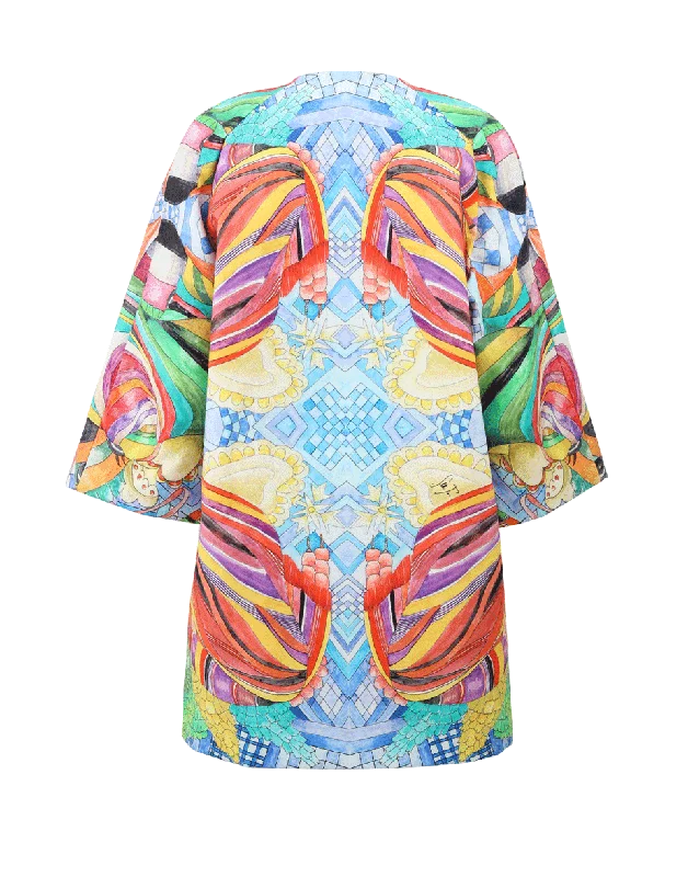 Broker-Fish Printed Coat