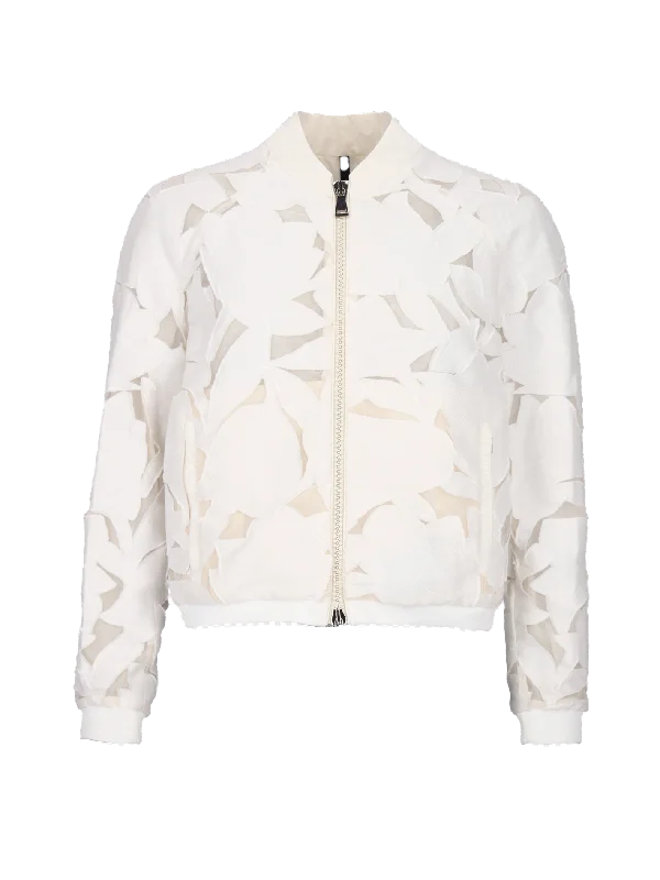 floral bomber jacket