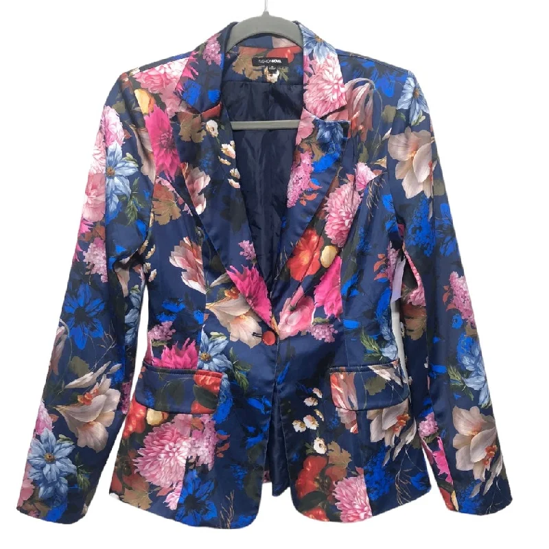 Floral Print Blazer Fashion Nova, Size S