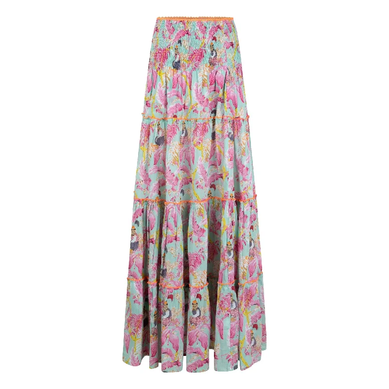 Place du Soleil long maxi skirt