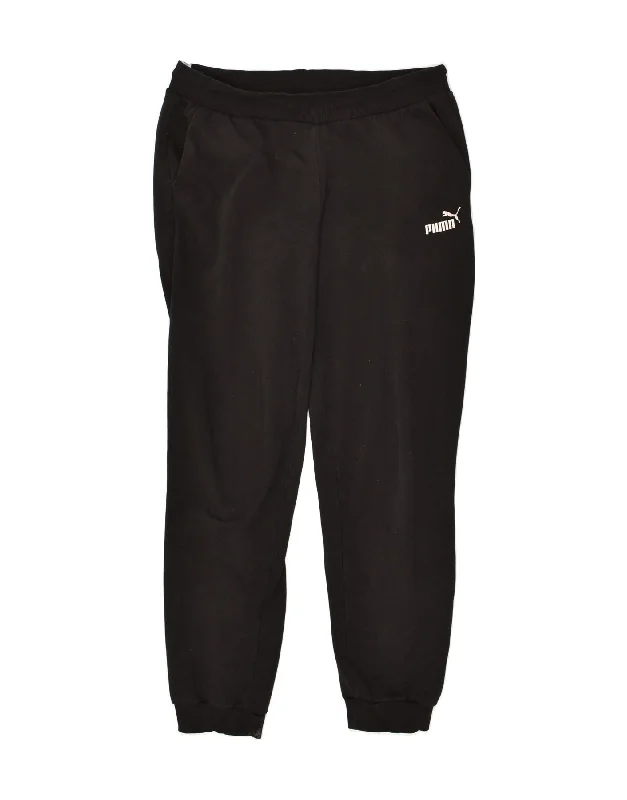 PUMA Womens Tracksuit Trousers Joggers UK 16 Large  Black