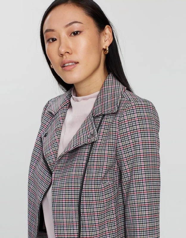 SABA - Billie check biker jacket! 12