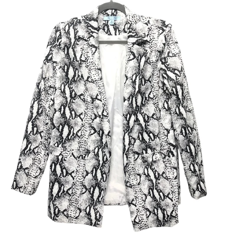 Snakeskin Print Blazer She + Sky, Size S