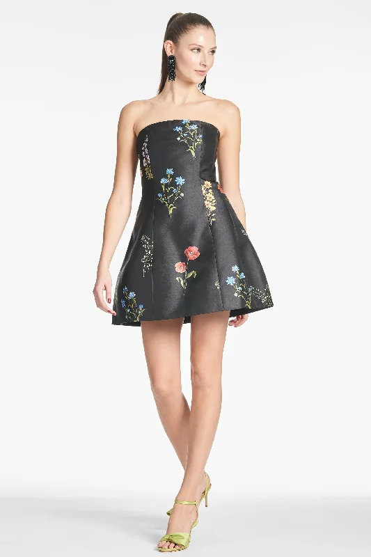 Alanna Dress - Noir Bouquet