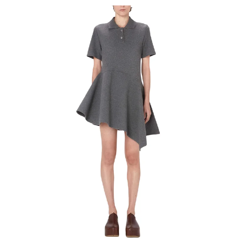 Asymmetrical Polo Dress