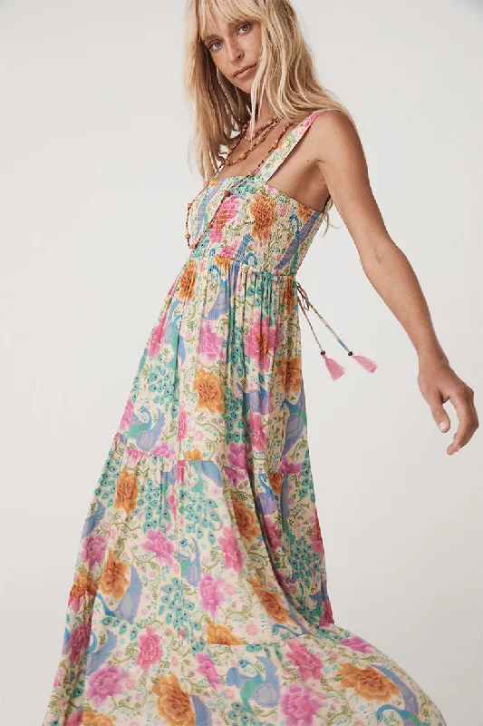 Bohème Strappy Maxi Dress