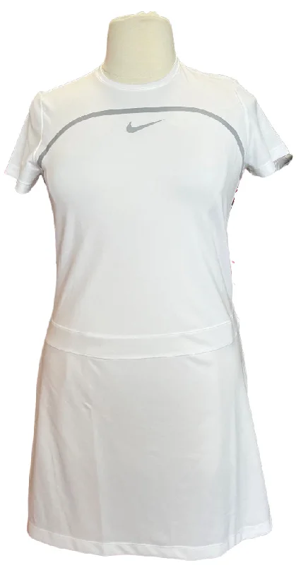 Nike Golf White Dry-Fit Short Sleeve Dress Size L MSP$100