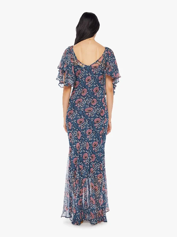 Natalie Martin Ramya Dress - Vintage Flowers Indigo