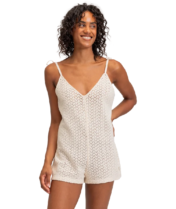 Roxy Ocean Riders Romper-Tapioca