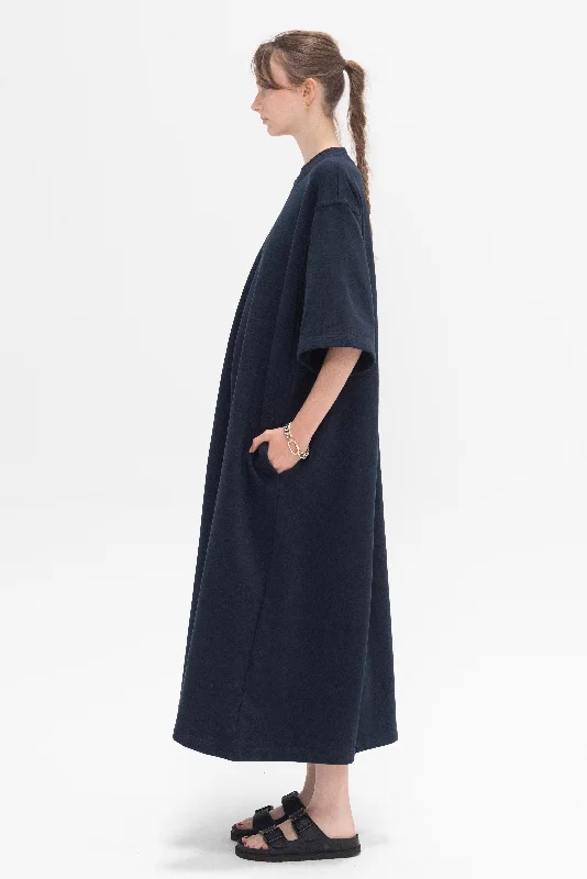 Tatum FLeece Dress, Navy