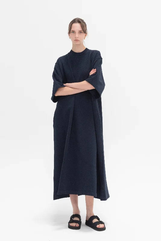 Tatum FLeece Dress, Navy