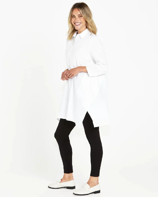 Zaida Tunic Shirt - White