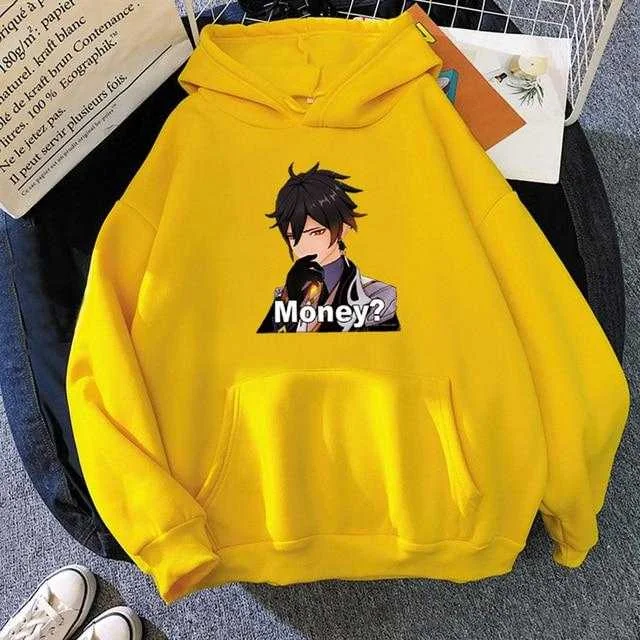 Zhong Li Print Impact Hot Game Anime Hoodie Women/Men Streetwear