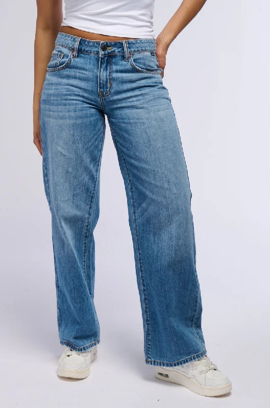 ALIVE AND WELL MID RISE DENIM PANT