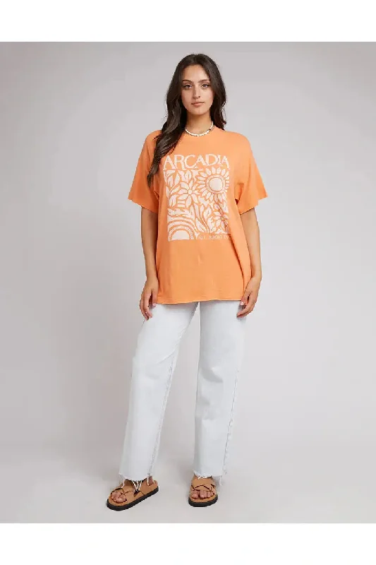 ALL ABOUT EVE ARCADIA TEE PEACH