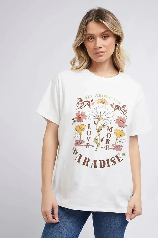 ALL ABOUT EVE DAISY TEE WHITE