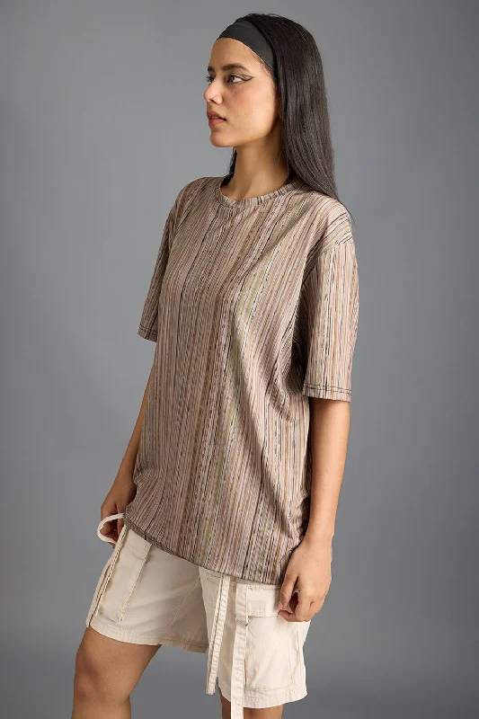 Printed Women's T-Shirt- Earthy