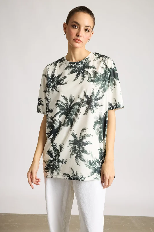 Printed Women's T-Shirt - Tropical Sunset