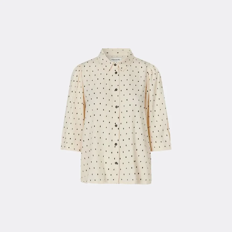 BonoLL Polka Dot Shirt SS (Creme)