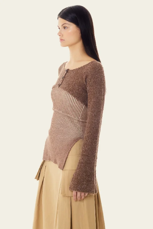 Desert Palm Rushmore Knit Bolero Cardigan