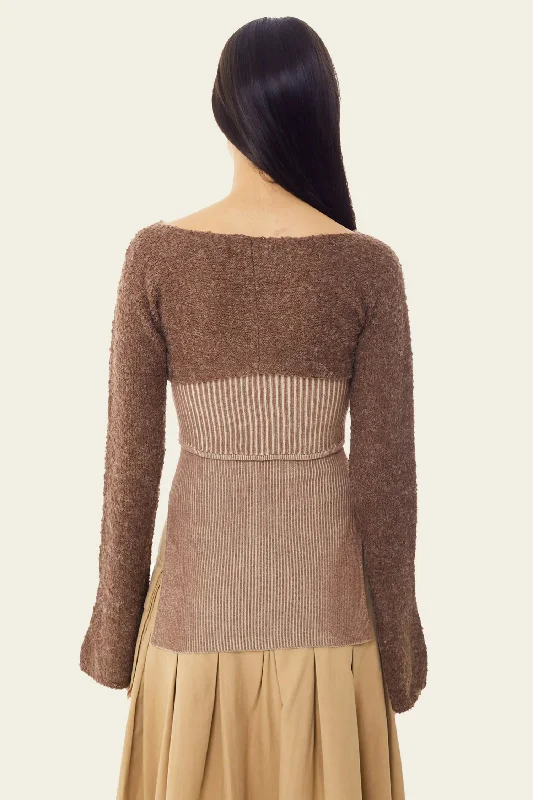 Desert Palm Rushmore Knit Bolero Cardigan