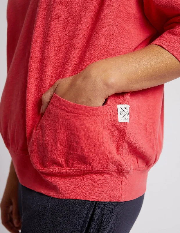 Elm Mazie Sweat - Coral Spritz