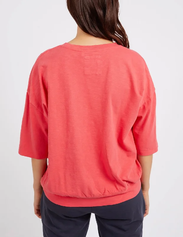 Elm Mazie Sweat - Coral Spritz