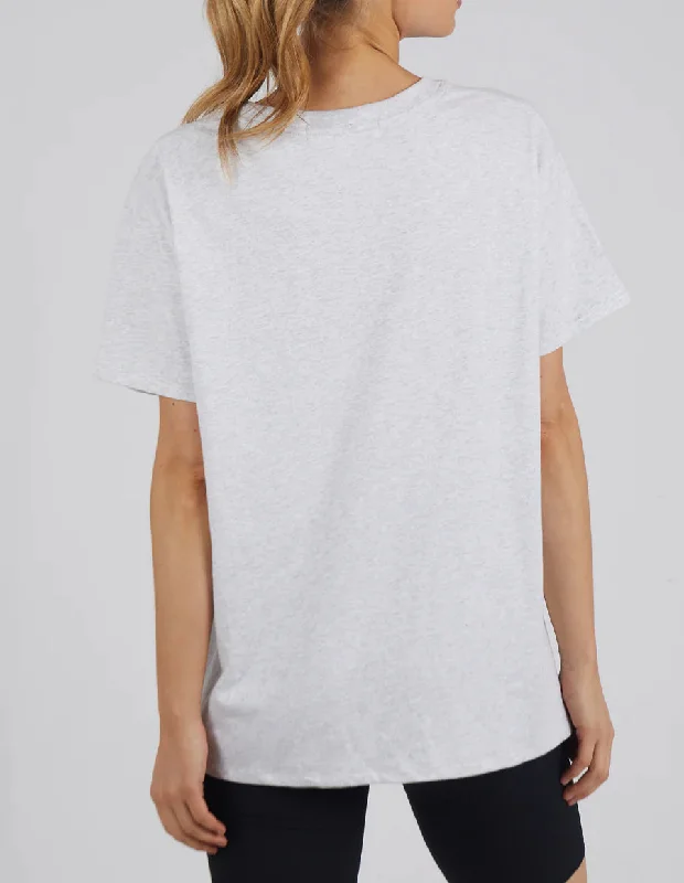 FOXWOOD PENNANT TEE GREY MARLE