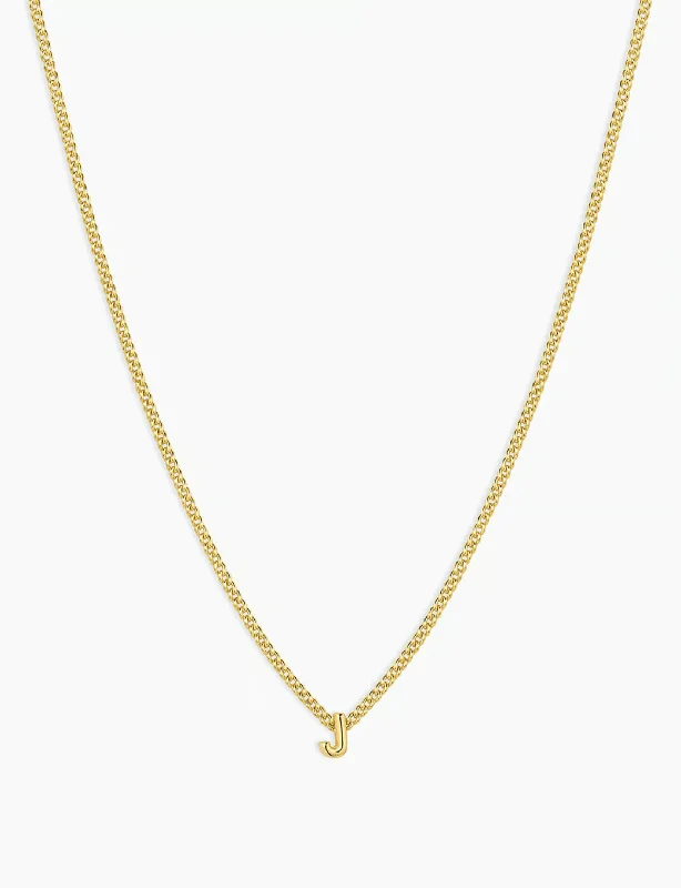 Wilder Mini Alphabet Necklace, Gold Plated