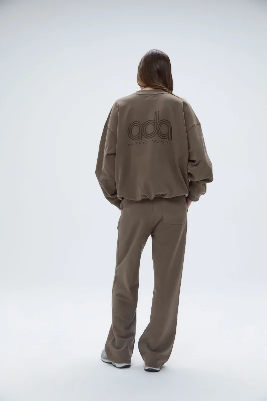 Performance Oversized Sweatshirt - Cocoa Brown