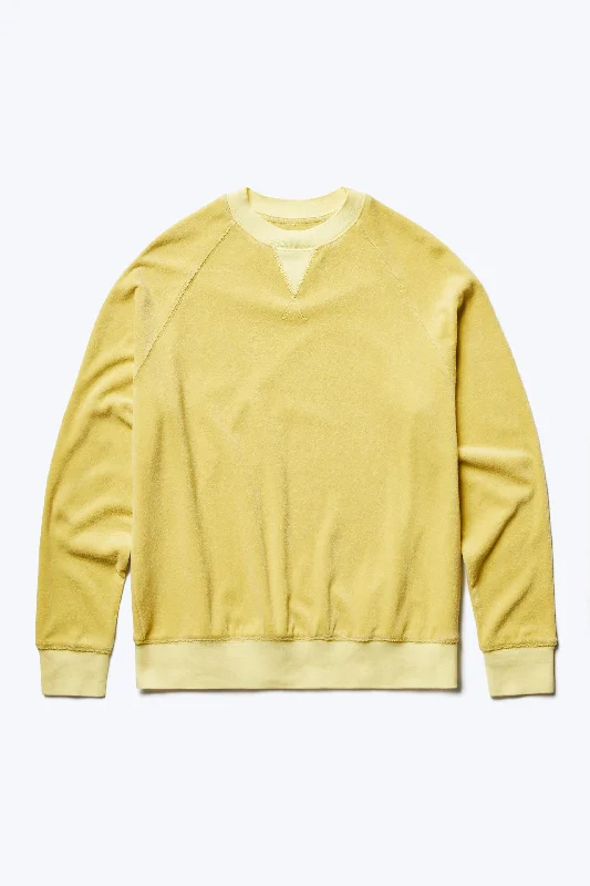 Hero Towelling Sweater Butter