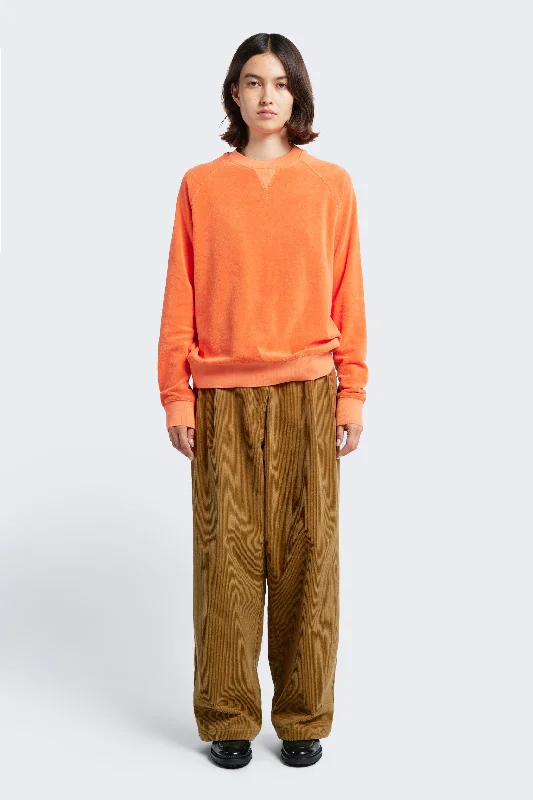 Hero Towelling Sweater Tangerine