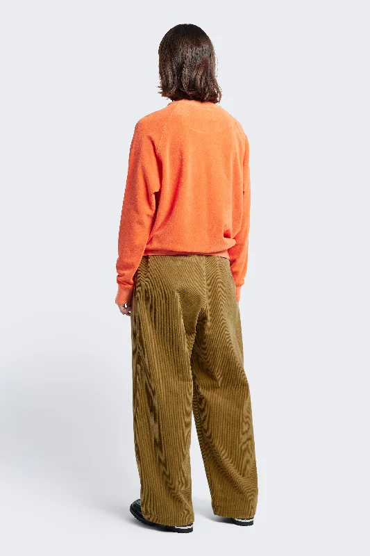 Hero Towelling Sweater Tangerine