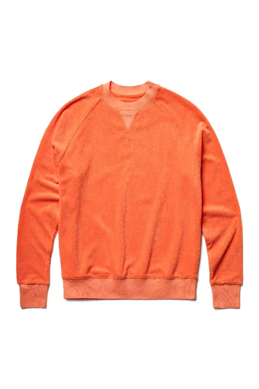 Hero Towelling Sweater Tangerine