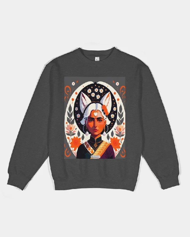 Indian Silver fox Unisex Premium Crewneck Sweatshirt | Lane Seven