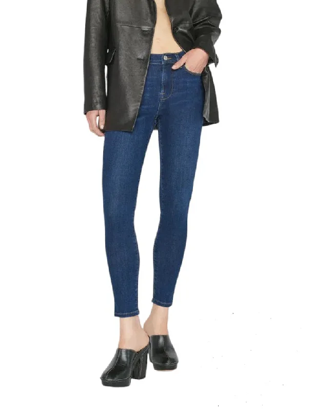 Le High Skinny Outseam Slit Jeans - FRAME