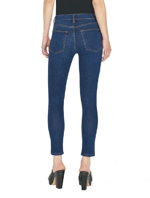 Le High Skinny Outseam Slit Jeans - FRAME