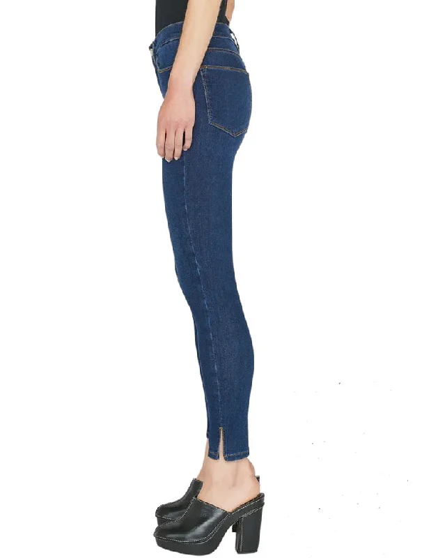 Le High Skinny Outseam Slit Jeans - FRAME